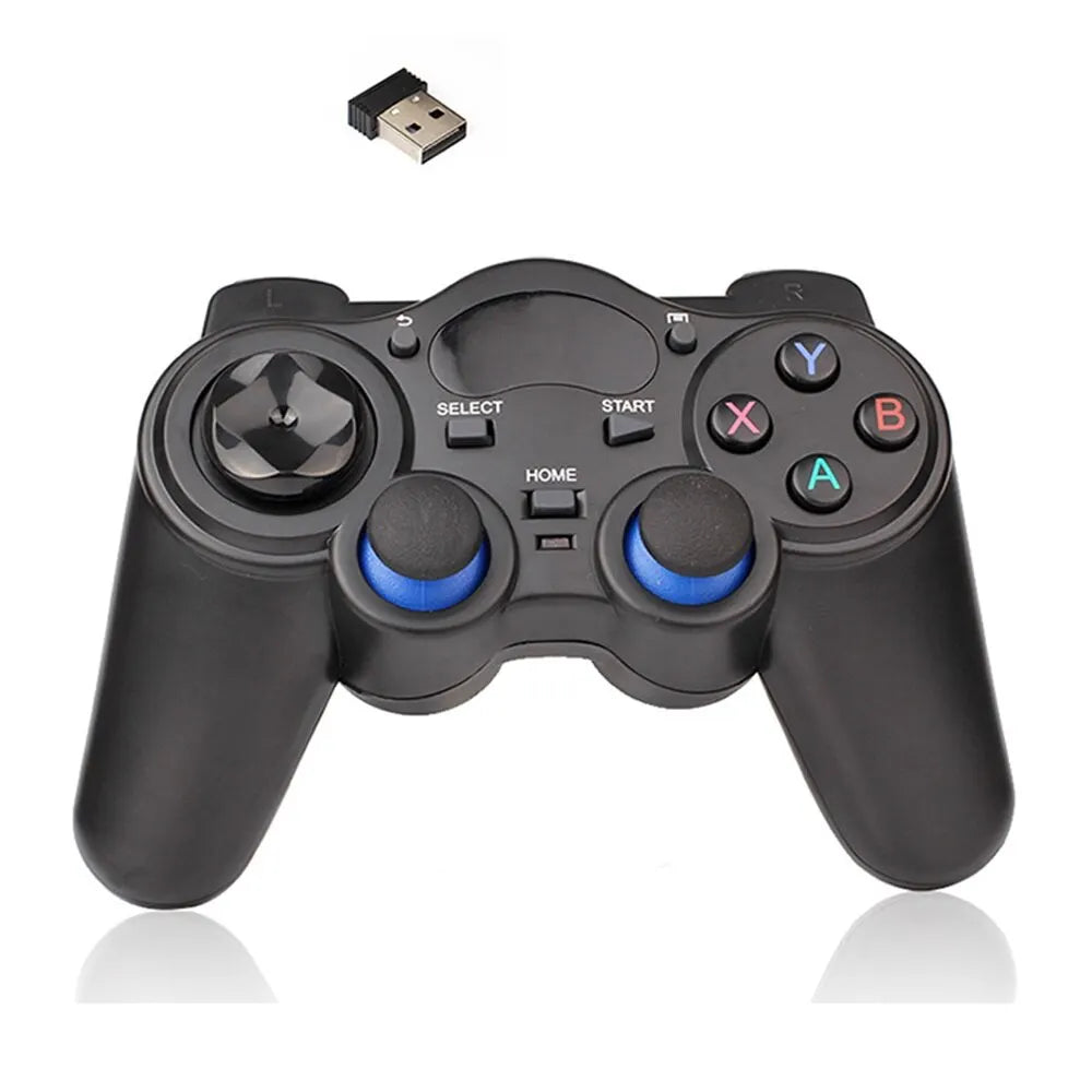 2.4GHz wireless game controller with USB receiver