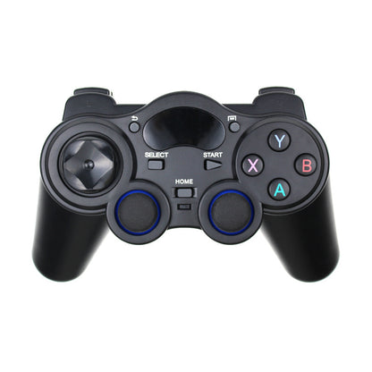 Black 2.4GHz wireless gamepad with USB receiver