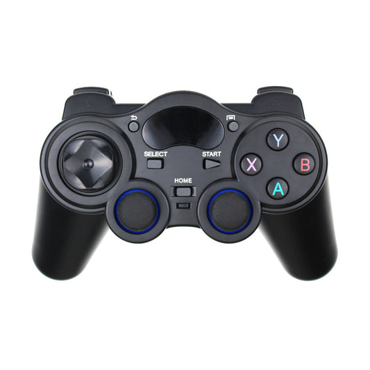 Black 2.4GHz wireless gamepad with USB receiver