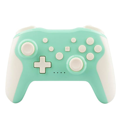 Green wireless Bluetooth game controller with Type-C charging