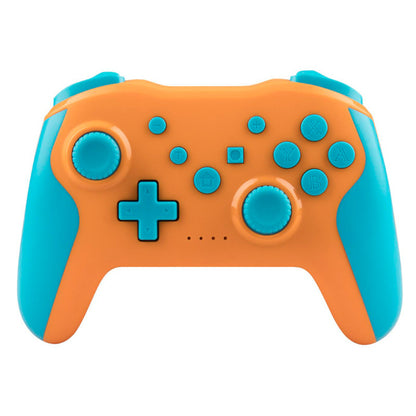 Orange wireless Bluetooth game controller with Type-C charging