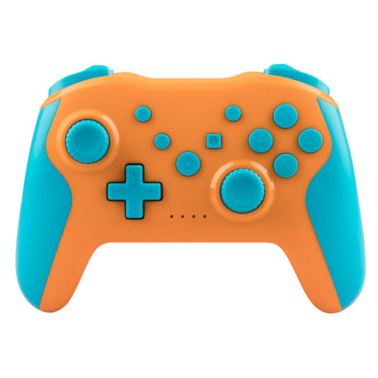 Orange wireless Bluetooth game controller with Type-C charging