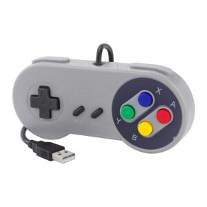 Retro USB Wired Gamepad for PC & Raspberry Pi – 1m Cable