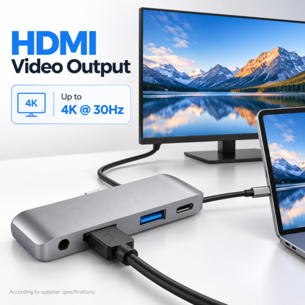 ChatGPT-Image-Sep-30-2026-12_35_05-AM.png 4-in-1 USB-C Hub with HDMI, USB-A, Audio & PD Charging – Grey